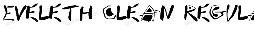 Eveleth clean regula字体转换